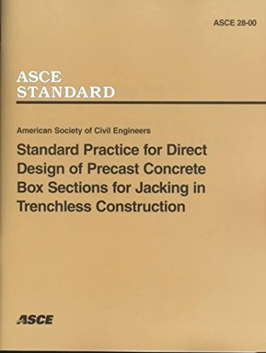 Standard Practice for Direct Design of Precast Concrete Box Sections for Jacking in Trenchless Construction