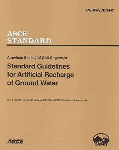Standard Guidelines for Artificial Recharge of Ground Water