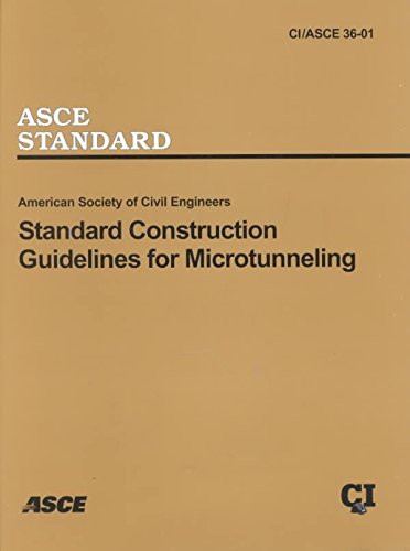 Imagen de archivo de Standard Construction Guidelines for Microtunneling: This Document Uses Both Systeme International (Si) and Customary Units a la venta por ZBK Books