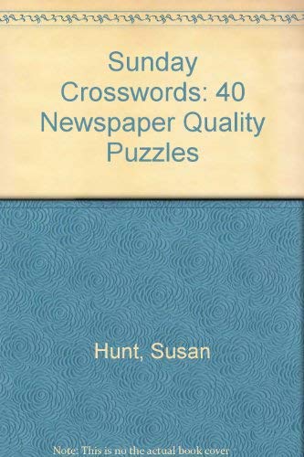 9780784708224: Sunday Crosswords: 40 Newspaper Quality Puzzles