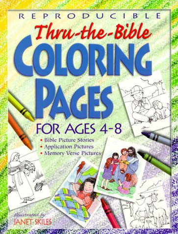 9780784709979: Thru The Bible Coloring Pages (Teacher Training Series)