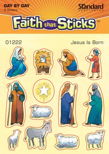 9780784712221: Jesus Is Born Stickers (Happy Day Books)