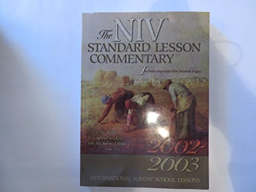 Stock image for Standard Lesson Commentary 2002-2003: International Sunday School Lessons Niv Version for sale by Wonder Book