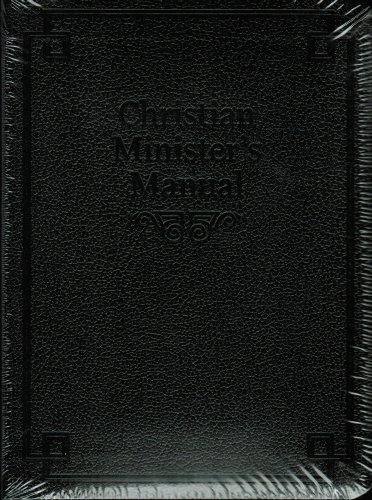 Stock image for Christian Minister's Manual with cd-rom for sale by Hafa Adai Books