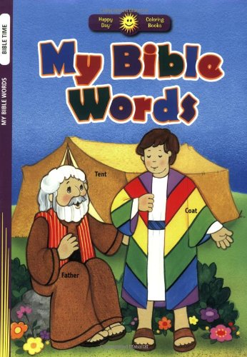 Stock image for My Bible Words (Happy Day Coloring Books: Bible Time) for sale by Mega Buzz