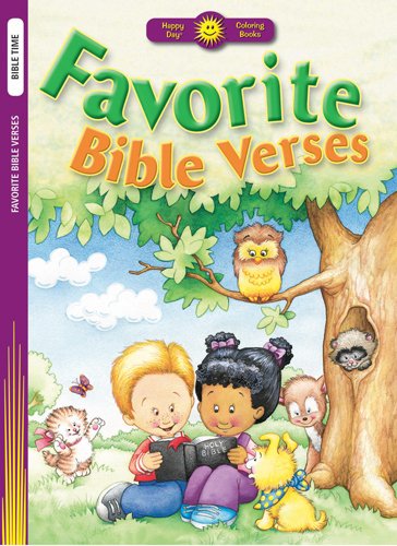 9780784720295: Favorite Bible Verses (Happy Day Coloring Books: Bible Time)