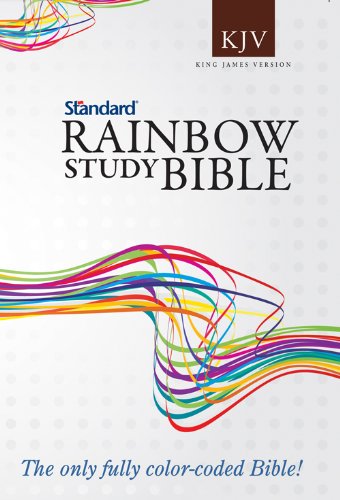 Beispielbild fr Standard Rainbow Study Bible: King James Version zum Verkauf von KuleliBooks