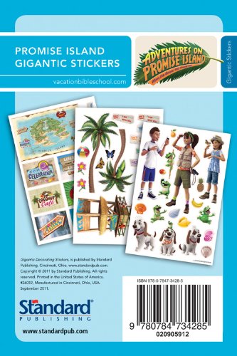 9780784734285: Gigantic Decorating Stickers (Vacation Bible School 2012: Adventures on Promise Island)
