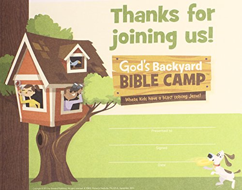 Recognition Certificates (Vacation Bible School 2013: God's Backyard Bible Camp) (9780784737668) by Publishing, Standard