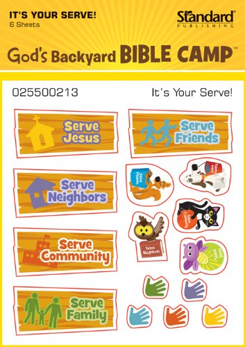 It's Your Serve! Stickers (Vacation Bible School 2013: God's Backyard Bible Camp) (9780784737699) by Standard Publishing