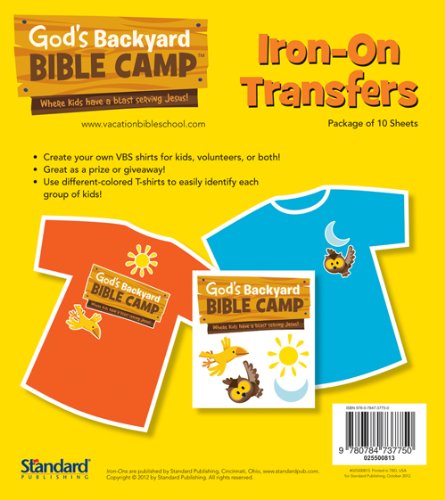 Iron Ons (Vacation Bible School 2013: God s Backyard Bible Camp) (9780784737750) by Publishing, Standard