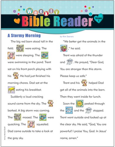 Weekly Bible ReaderÂ®-Spring 2012 (HeartShaperÂ® Children's Curriculum) (9780784747827) by Publishing, Standard