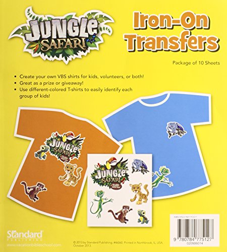 9780784775127: Iron-On Transfers (Vacation Bible School (VBS) 2014: Jungle Safari Where Kids Explore the Nature of)