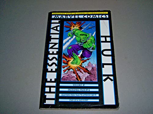 Imagen de archivo de Essential Incredible Hulk Volume 1 TPB (Essential (Marvel Comics)) a la venta por HPB-Emerald