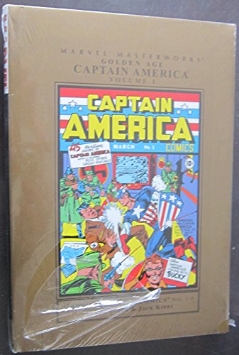 Imagen de archivo de Marvel Masterworks Golden Age Captain America Comics 1 a la venta por BooksRUS