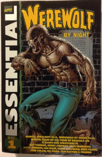 WEREWOLF by NIGHT Comic Cover Poster 