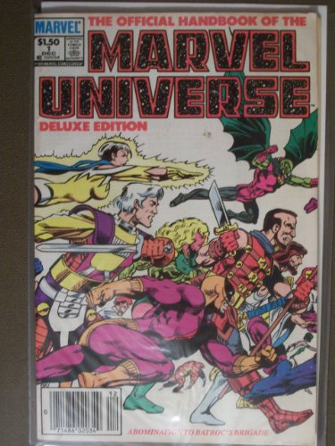 Imagen de archivo de The Official Handbook of the Marvel Universe Deluxe Edition Vol.1 a la venta por BookHolders