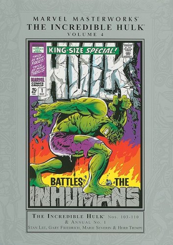 Imagen de archivo de Marvel Masterworks: the Incredible Hulk 4 a la venta por Jackson Street Booksellers
