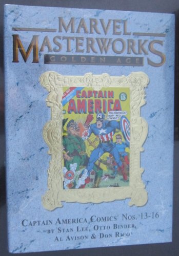 Stock image for Marvel Masterworks Golden Age: Captain America No. 13 - 16 for sale by dsmbooks
