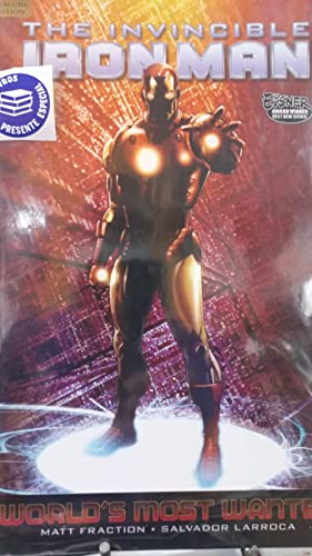 Imagen de archivo de Invincible Iron Man Volume 3: World's Most Wanted Book 2 Premiere HC (Iron Man (Marvel Comics)) a la venta por AwesomeBooks