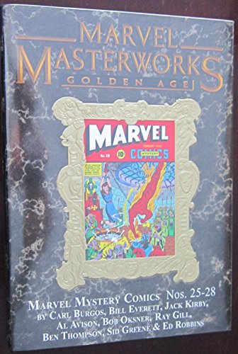 Imagen de archivo de Marvel Masterworks Golden Age 7: Marvel Mystery Comics Nos. 25-28 a la venta por Moe's Books