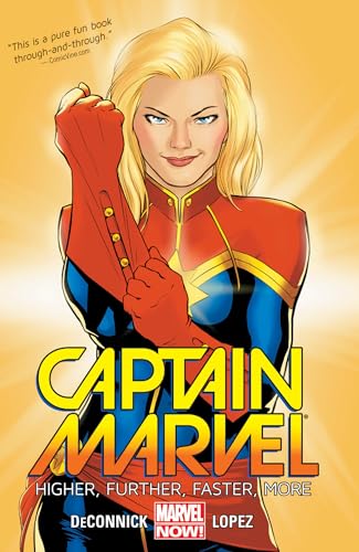 Beispielbild fr CAPTAIN MARVEL VOL. 1: HIGHER, FURTHER, FASTER, MORE zum Verkauf von ZBK Books