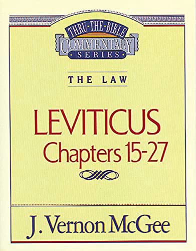 Beispielbild fr Leviticus, Chapters 15-27 (Thru the Bible) zum Verkauf von Reliant Bookstore