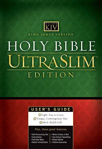 9780785204527: Holy Bible: King James Version, Burgundy, Ultraslimline