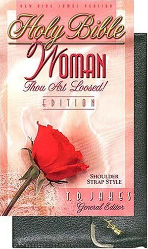Beispielbild fr Holy Bible- Woman Thou Art Loosed Edition: New King James Version : Black Shoulder Strap : Bonded Leather zum Verkauf von dsmbooks