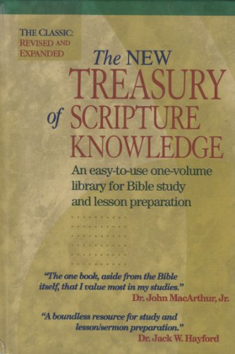 Imagen de archivo de The New Treasury of Scripture Knowledge a la venta por BookHolders