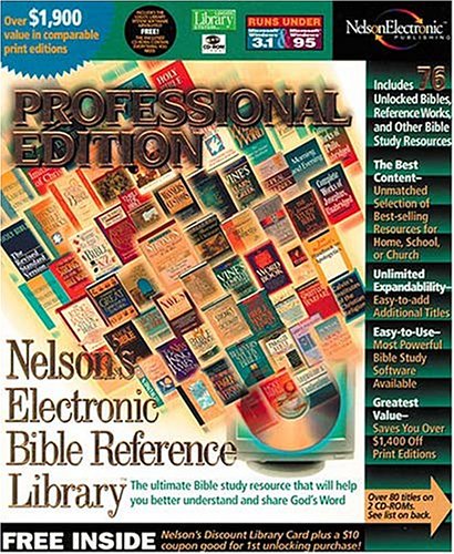 Nelson's Electronic Bible Reference Library: Professional Edition (9780785212386) by Thomas Nelson