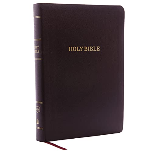 Beispielbild fr KJV, Reference Bible, Center-Column Giant Print, Bonded Leather, Burgundy, Thumb Indexed, Red Letter, Comfort Print: Holy Bible, King James Version zum Verkauf von Russell Books