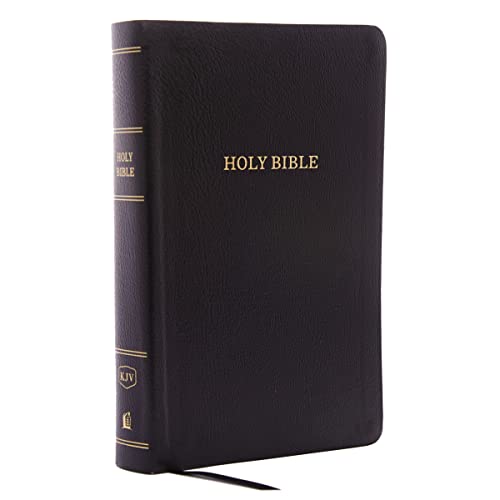 9780785215547: KJV Holy Bible: Personal Size Giant Print with 43,000 Cross References, Black Bonded Leather, Red Letter, Comfort Print (Thumb Indexed): King James Version: Holy Bible, King James Version