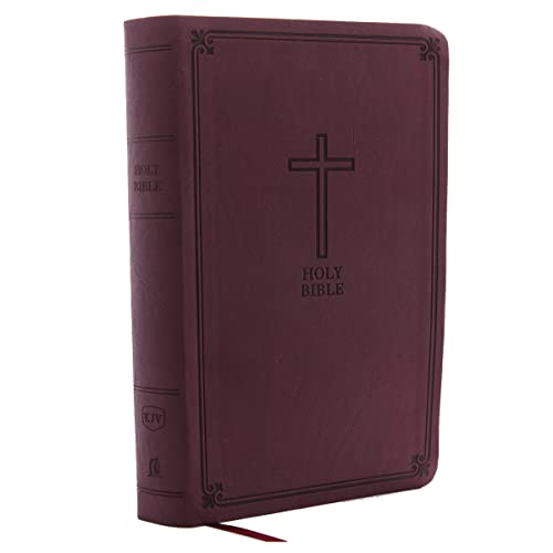 Beispielbild fr KJV Holy Bible: Personal Size Giant Print with 43,000 Cross References, Burgundy Leathersoft, Red Letter, Comfort Print (Thumb Indexed): King James Version zum Verkauf von GF Books, Inc.