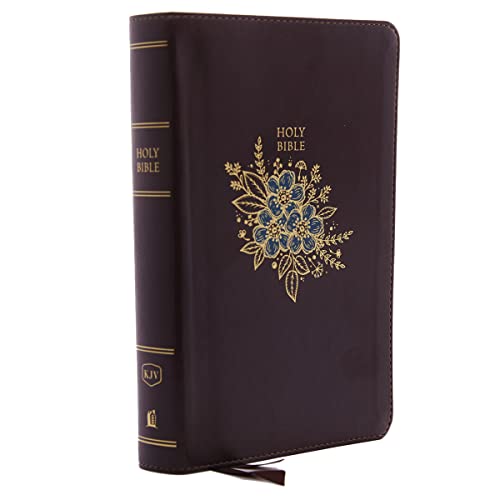 9780785215592: KJV Holy Bible: Personal Size Giant Print with 43,000 Cross References, Deluxe Burgundy Leathersoft, Red Letter, Comfort Print (Thumb Indexed): King James Version: Holy Bible, King James Version