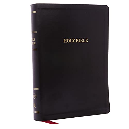 

KJV Holy Bible, Super Giant Print Reference Bible, Deluxe Black Leathersoft, 43,000 Cross References, Red Letter, Comfort Print: King James Version