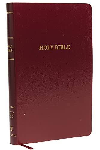 Imagen de archivo de KJV Holy Bible: Thinline with Cross References, Burgundy Leather-Look, Red Letter, Comfort Print: King James Version a la venta por GF Books, Inc.