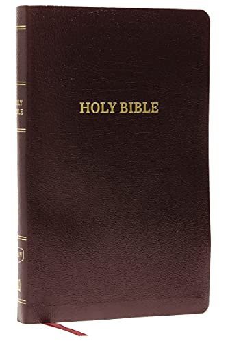 9780785215790: KJV Holy Bible: Thinline with Cross References, Burgundy Bonded Leather, Red Letter, Comfort Print (Thumb Indexed): King James Version
