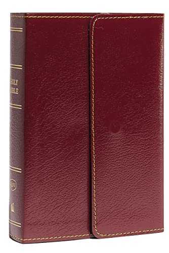 9780785215882: KJV, Reference Bible, Compact, Snapflap Leather-Look, Burgundy, Red Letter Edition: Holy Bible, King James Version