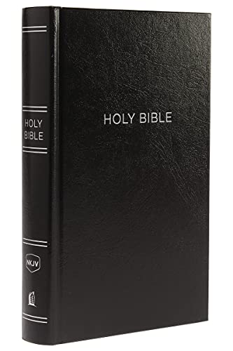 Beispielbild fr NKJV Holy Bible, Personal Size Giant Print Reference Bible, Black, Hardcover, 43,000 Cross References, Red Letter, Comfort Print: New King James Version zum Verkauf von HPB-Ruby