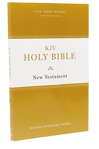 Beispielbild fr KJV Holy Bible: New Testament Paperback, Comfort Print : King James Version zum Verkauf von Better World Books