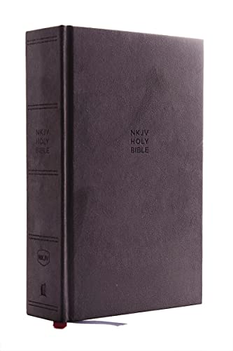 Beispielbild fr NKJV, Single-Column Reference Bible, Cloth Over Board, Gray, Comfort Print zum Verkauf von Blackwell's