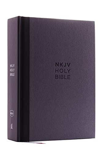 9780785218166: NKJV, Compact Single-Column Reference Bible, Hardcover, Gray, Comfort Print: Holy Bible, New King James Version