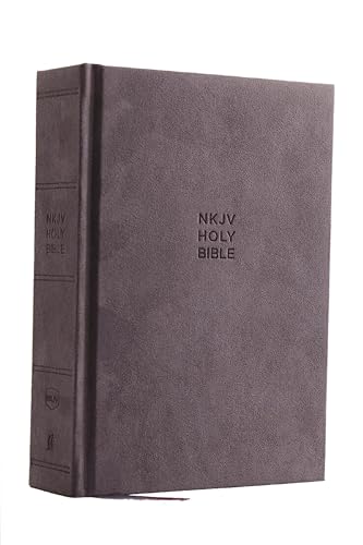 Beispielbild fr NKJV, Compact Single-Column Reference Bible, Cloth Over Board, Gray, Comfort Print: Holy Bible, New King James Version zum Verkauf von Solomon's Mine Books