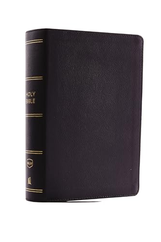 Beispielbild fr NKJV, Compact Single-Column Reference Bible, Genuine Leather, Black, Comfort Print: Holy Bible, New King James Version zum Verkauf von WorldofBooks