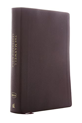 Imagen de archivo de NKJV, Maxwell Leadership Bible, Third Edition, Premium Bonded Leather, Burgundy, Comfort Print: Holy Bible, New King James Version a la venta por Book Deals