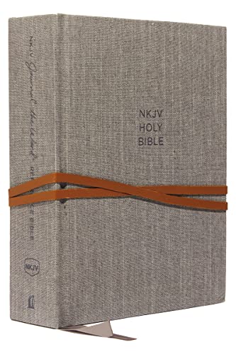 

NKJV, Journal the Word Reference Bible, Cloth over Board, Gray, Red Letter, Comfort Print: Let Scripture Explain Scripture. Reflect on What You Learn.