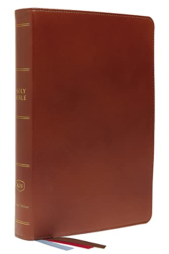 9780785222835: KJV, Preaching Bible, Premium Calfskin Leather, Brown, Comfort Print: Holy Bible, King James Version