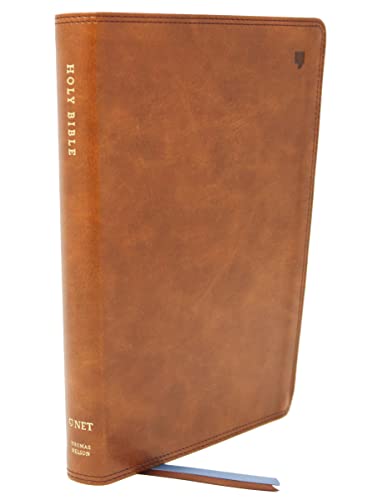 9780785224907: NET Bible, Thinline, Leathersoft, Brown, Comfort Print: Holy Bible