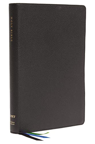 9780785225003: NET Bible, Thinline Large Print, Leathersoft, Black, Thumb Indexed, Comfort Print: Holy Bible
